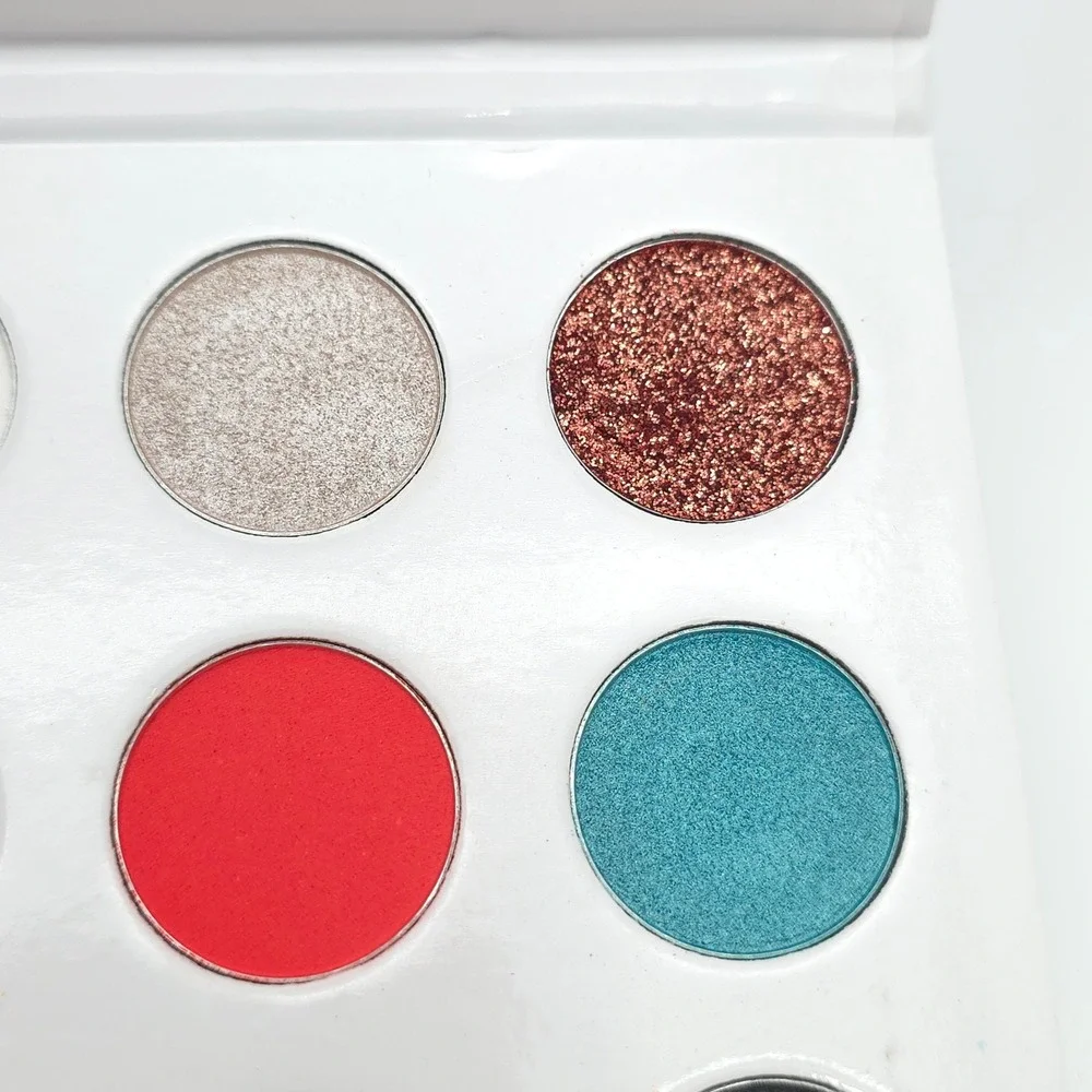 For Arts Sake Ziggy Eyeshadow Palette David Bowie Inspired 9 Pan Glam Rock Red